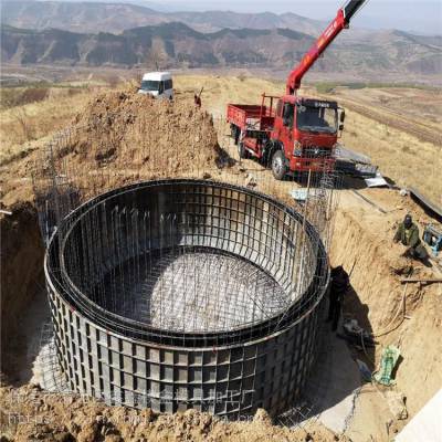 圆形风电基础模板 生活区风电基础模具 鑫鑫独立基础钢模具