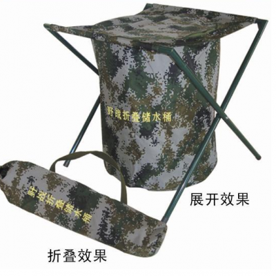 野营折叠水桶 携带方便折叠帆布水桶