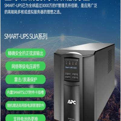 APC UPS不间断电源 SMT1000I-CH 在线互动式 1KVA/700W