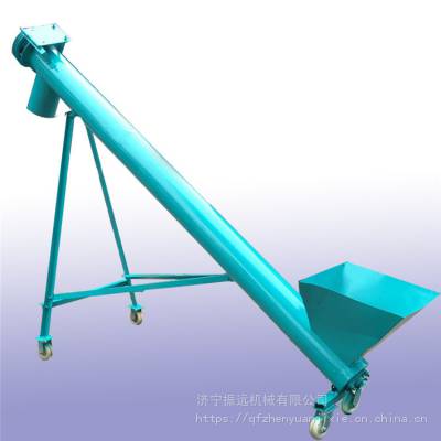 垂直上料提升机 谷子菜籽提料机 倾斜式装粮输送机