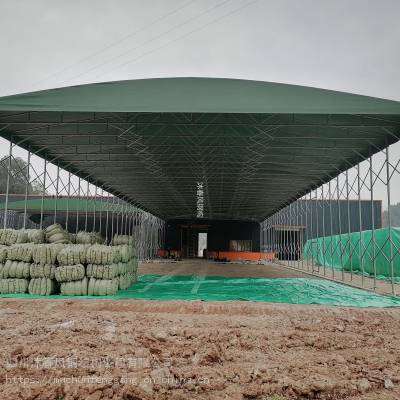 户外停车棚 悬空电动伸缩雨棚-免费安装