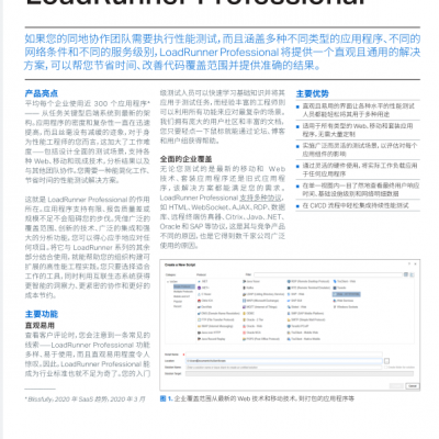 LoadRunner 性能测试 负载测试 的首选工具