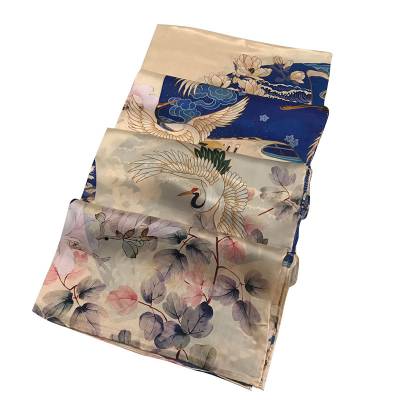 真丝围巾定做真丝围巾个性化专属定制 来图定做真丝围巾厂家直销