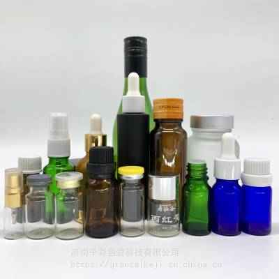 玻璃瓶套装 模制瓶套装 精油瓶套装配套瓶盖及工艺