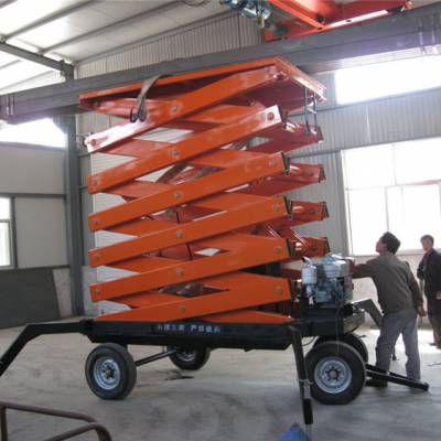 亚重 300公斤电动液压升降平台 移动式升降机 高空作业车 质保一年