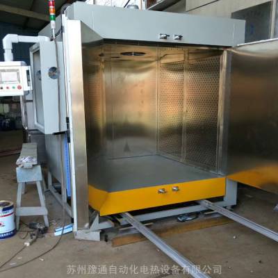 苏州豫通2米高金属浸漆干燥箱-YT885特型电动台车烘箱=高温烘箱厂家