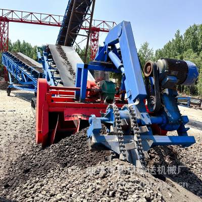 砂石料厂用装车机 煤炭取料输送机 遥控式砂石扒料机LJKL