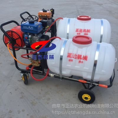 大容箱打药机 梨树喷药机 400升推车打药机