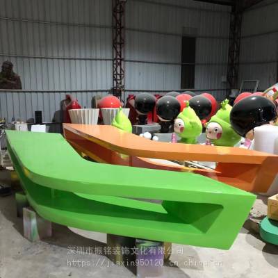 商业家具树脂玻璃钢镂空造型休闲椅 楼盘小区装饰大型沙发座椅坐凳来图定制
