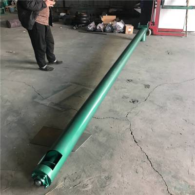 铜仁蛟龙提升机圆形钢管螺旋上料机蛟龙铁砂上料机