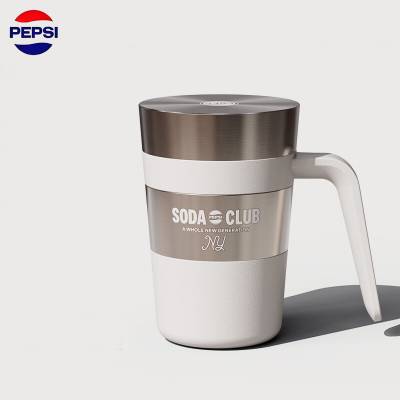 PEPSI桌面杯办公室咖啡杯 316不锈钢内胆 百事水杯代理 保温水杯