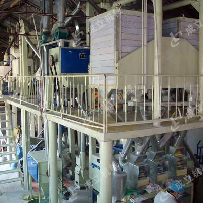 现代中型面粉机 面粉厂专用小麦剥皮机 单组大型小麦面粉机04