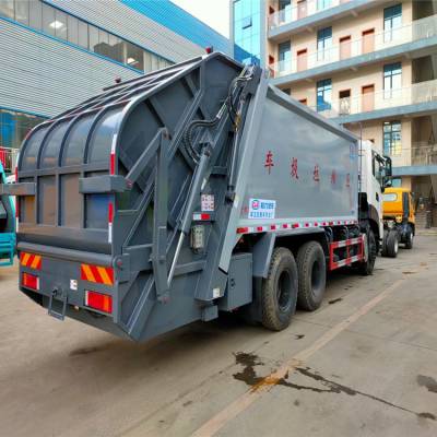 小型自动装卸挂桶垃圾车 大型生活垃圾压缩车 东风多利卡垃圾车