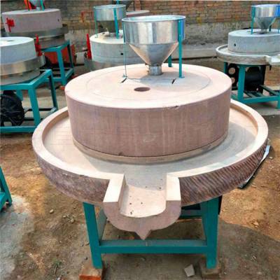 小型电动石磨磨浆设备 米浆芝麻酱石磨机 精工制作石磨机