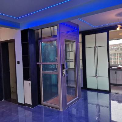 定制二三四层家用小电梯别墅复式阁楼家庭升降梯