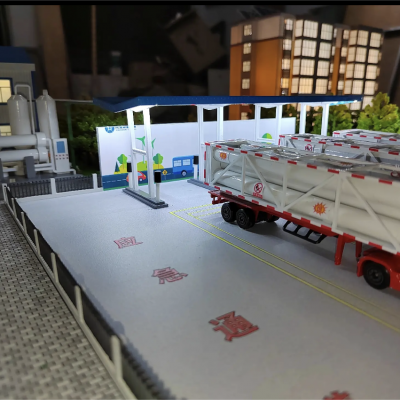 新能源物流车仿真新能源模型 货运场景实景还原