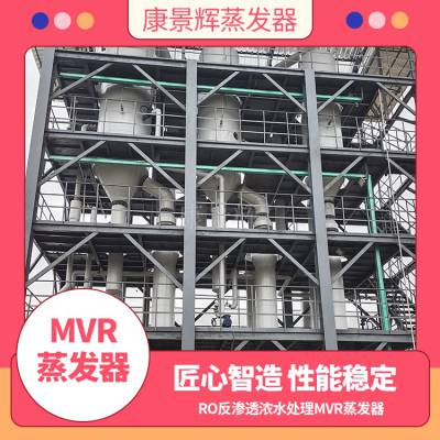 厂定制小型 多效浓缩蒸发器 MVR蒸发器 康景辉 PLC自控系统