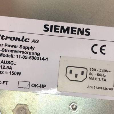 A5E42873963 替代 A5E31392126 12V 12.*** APtronic工控机电源
