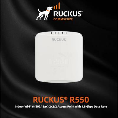 美国RUCKUS R550室内WiFi6接入点优科901-R550-WW00企业无线AP