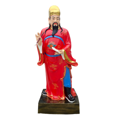 1.8米阴曹地府四大判官神像制作文武判官雕像十殿阎王树脂雕塑