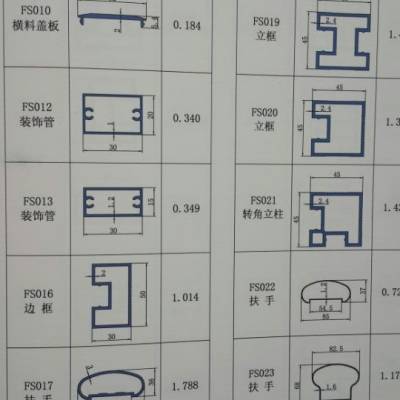 工业--扶手系列铝型材