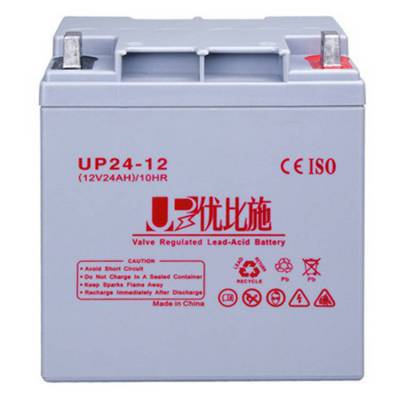 优比施蓄电池UP24-12阀控式铅酸蓄电池12V24AH直流屏 UPS/EPS电源