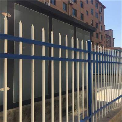 阳台栏杆 财润丝网供应园区黑色锌钢栅栏 按需定制