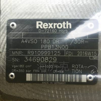 RexrothʿR910999125 A4VSO180DR/30R-PPB13N00