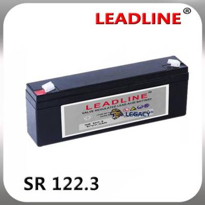 LEADLINE蓄电池SR122.3 12V2.3AH航行记录仪、监控仪器电池