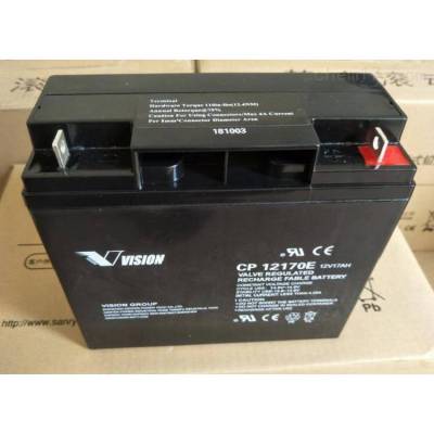 VISENCH威神蓄电池CP12170应急照明12V17AH消防机房备用UPS电源