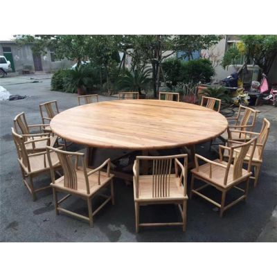 老榆木酒店椅子-山东老榆木酒店-缘之榆家具