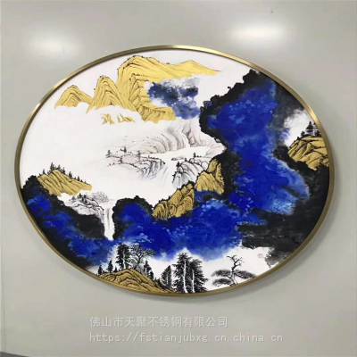 天聚理发店金属镜框 方框圆角镜框 铝合金镜框 网红镜框 黑钛哑光镜框