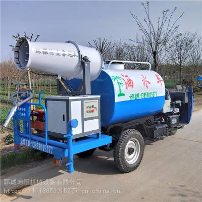 详价五征3方抑尘小型雾炮车3吨雾炮洒水车永州使用