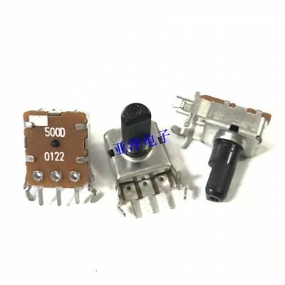 CTS日本12型方形电位器D500欧轴长13MM单联立式3脚位旋转电位器