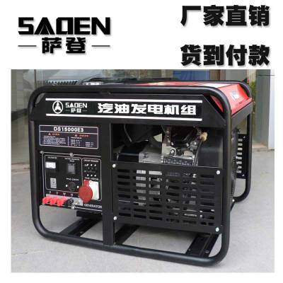 15KW永磁电机电启动移动式DS15000E应急用220V