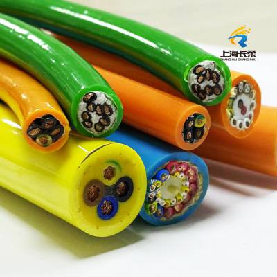 高柔性拖链屏蔽控制电缆 F-PUR-EF-CP电缆 5 7 8 10 12 30芯x0.5 0.75