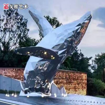 草坪商场天鹅摆件 大型不锈钢雕塑 不锈钢雕塑制作厂家