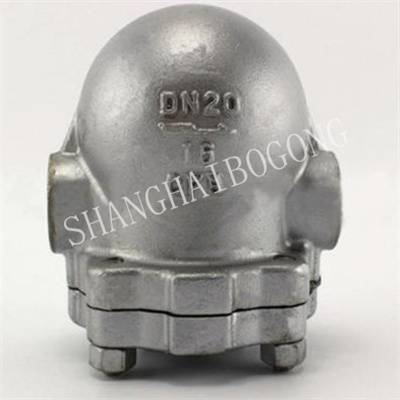 FT14H-16P 不锈钢杠杆浮球式丝扣蒸汽疏水阀 热交换器冷凝水疏水阀