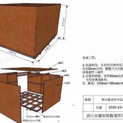 江苏省木箱包装推荐厂家 昆山安磐装卸搬运供应