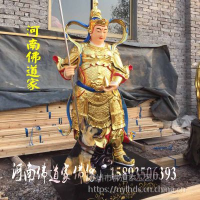 二郎神神像1.6米 杨戬哮天犬寺庙供奉玻璃钢树脂佛像二郎真君