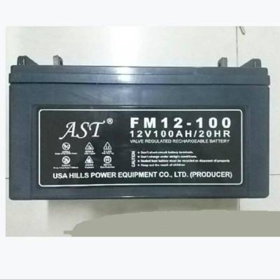 AST艾斯特蓄电池ST12-120 12V120AH防压防震办公设备家用电器用