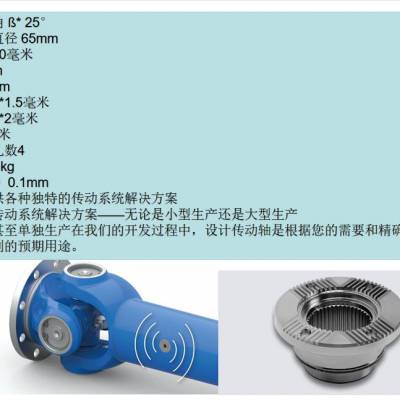 elbe 双关节万向联轴器包含一个密封在橡胶套中的定心装置