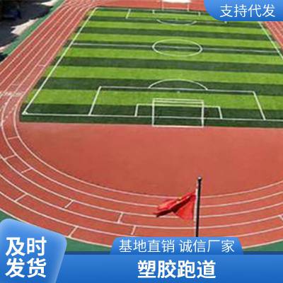 幼儿园彩色塑胶跑道 小区epdm橡胶步道安装 公园跑道50元一平方