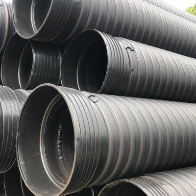 湖南长沙HDPE钢带管增强缠绕管聚乙烯排污管不同的安装标准