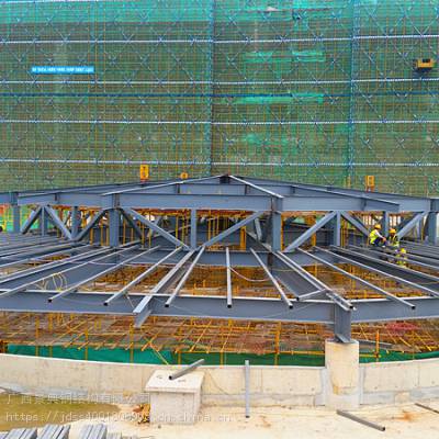 钢结构屋顶造型***案例广西国际壮医医院圆形钢结构屋顶