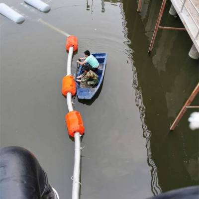 水上疏浚船管线漂浮在水上用对夹组合海上管道浮筒