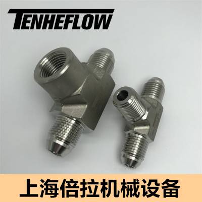 SUS304三通过渡接头PT3/8(内丝）*PF3/8锻压件TENHEFLOW