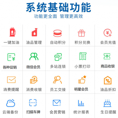旭荣加油站标准版会员充值、积分管理软件，版面更简洁美观！