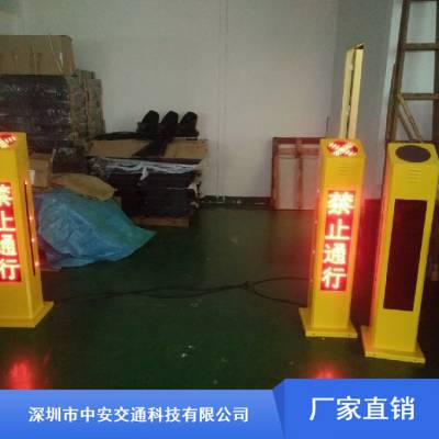 中安行人过街语音提示桩_红绿灯语音提示桩厂家