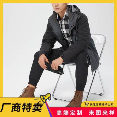 冲锋衣定制印LOGO工作服企业团队服印字刺绣三合一秋冬季保暖男女DX-J2158款